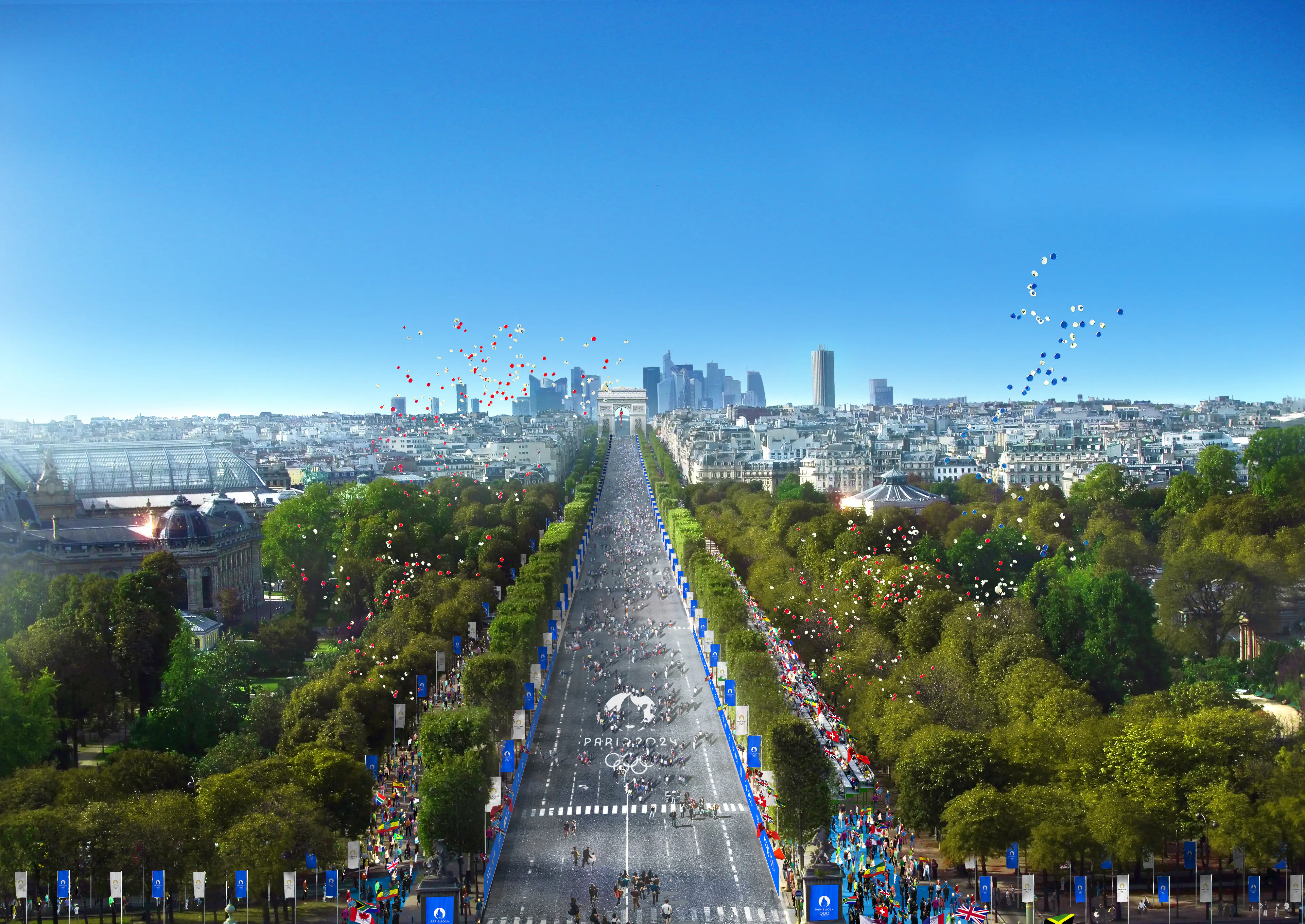 Paris 2024 Olympics Champs Elysees