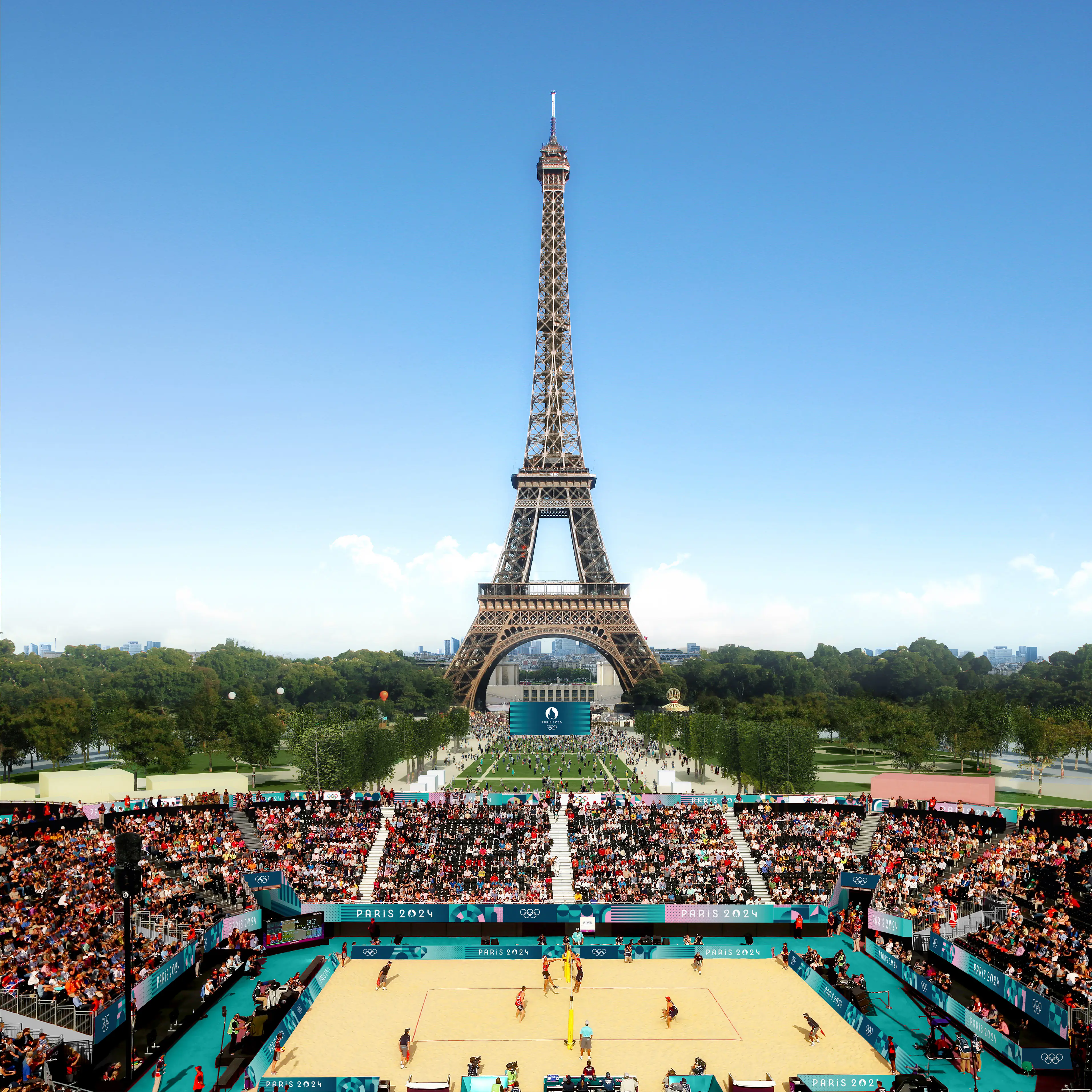 Paris 2024 Olympics Eiffel Tower