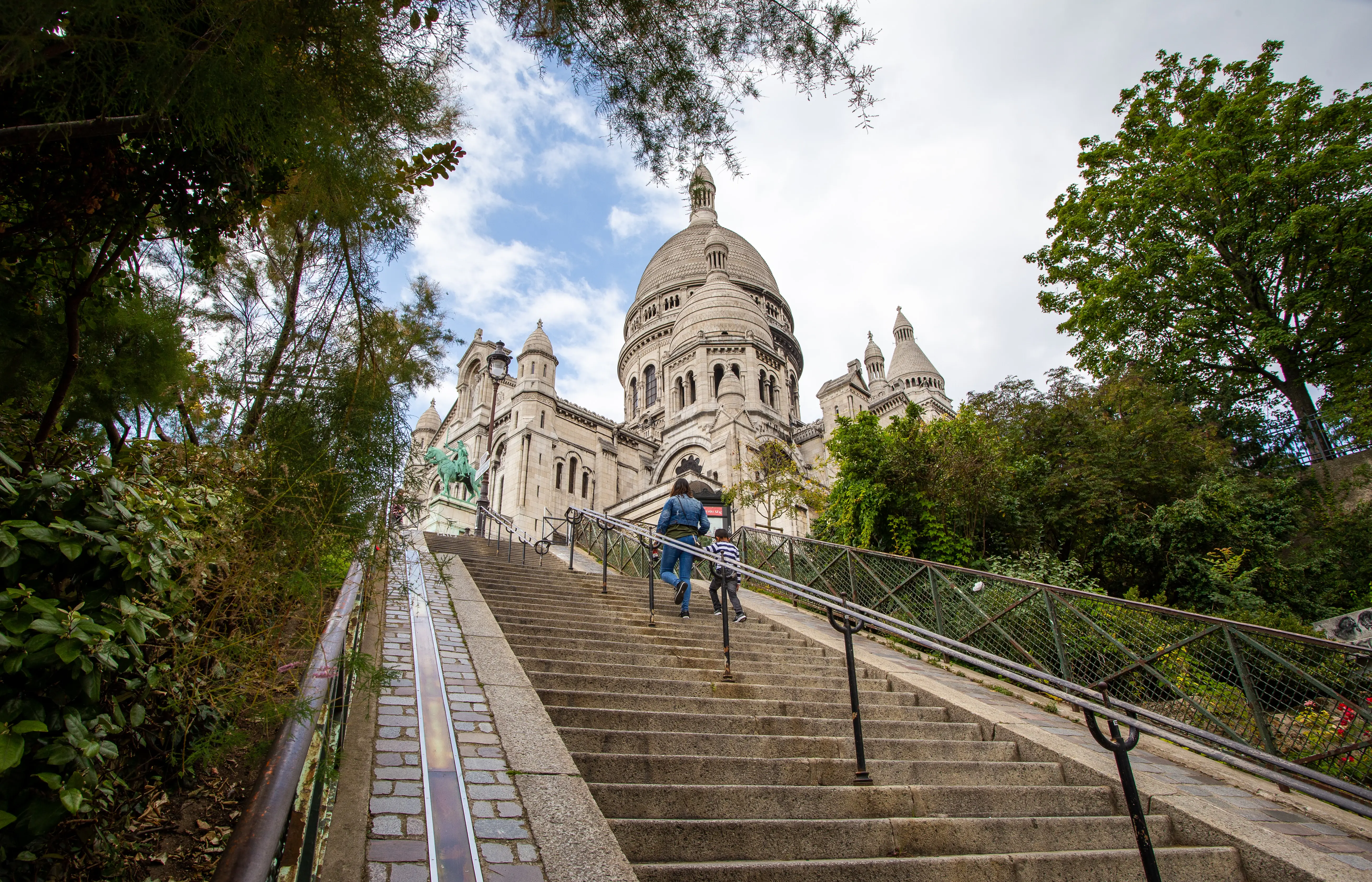 Stairs to Montmartre, Paris, France