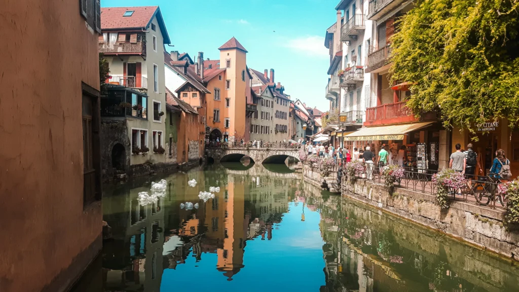 old town canals of Annecy
